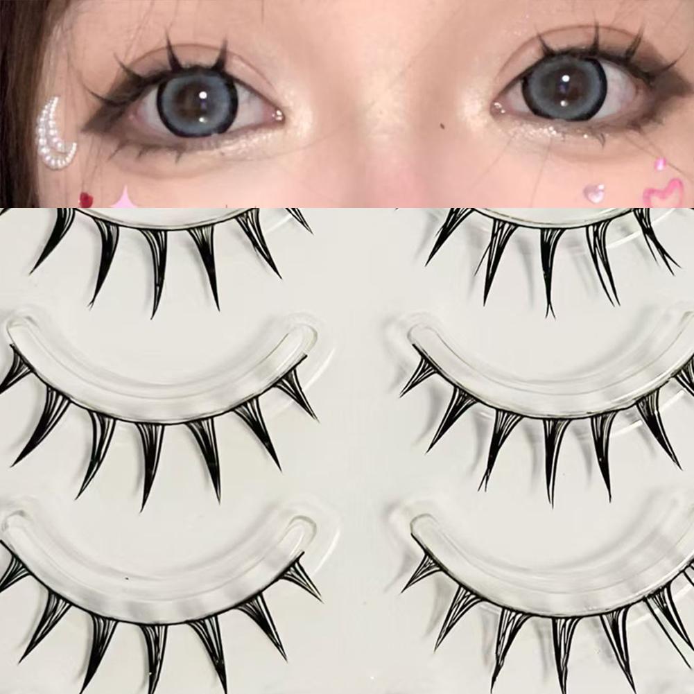 Eyelash Extension Wet Look - 5 Paar/Box Cosplay Air Falsche Wimpern