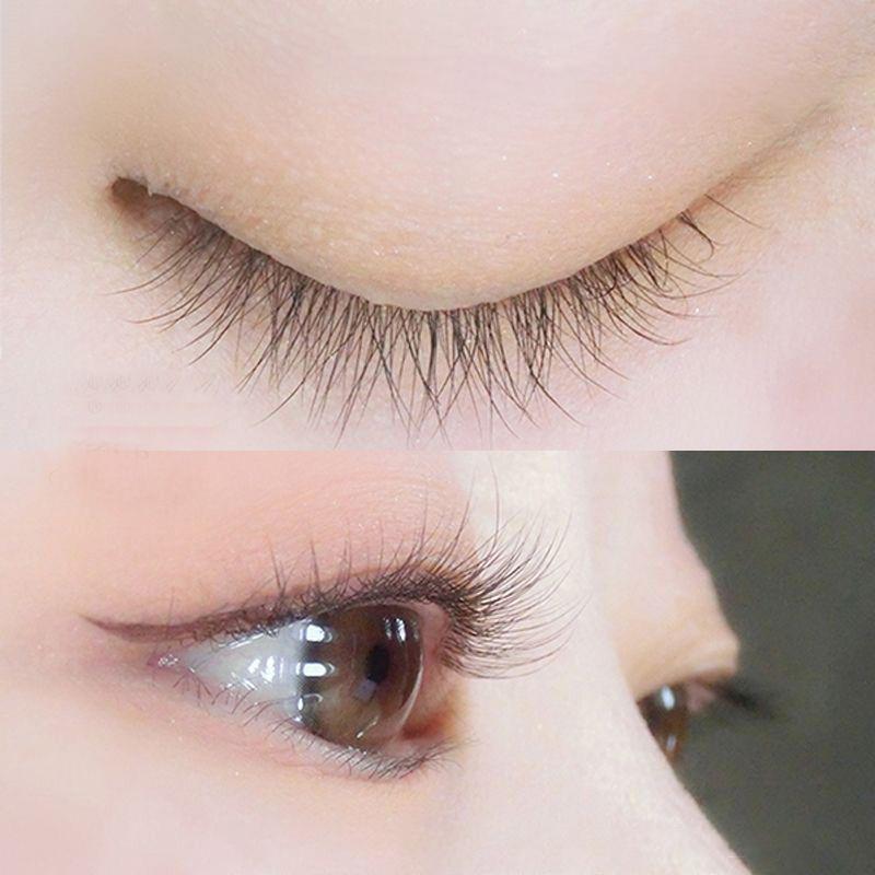 Eyelash Extension No 11 - Schwarze selbstklebende falsche Wimpern, sanfte 11-13