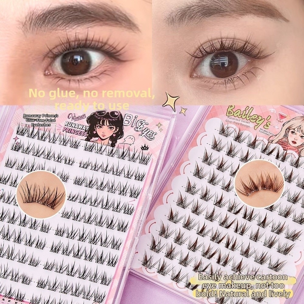 Eyelash Extension No 11 - 80 Cluster 11-12MM Selbstklebende Künstliche Wimpern