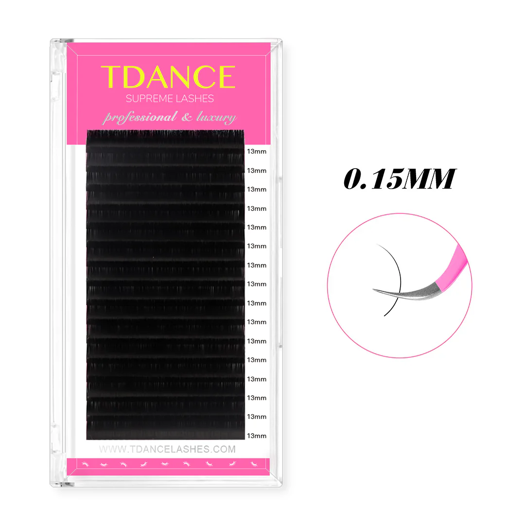 Eyelash Extension Korea Natural - TDANCE 16Rows Classic Lashes Einzelne Natürliche