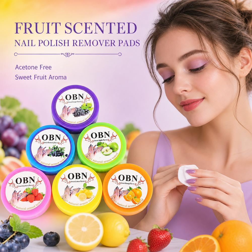Eyelash Extension With Glue - Nagellackentferner-Pads mit Blumenduft, Absorbierbare Reinigungstücher für