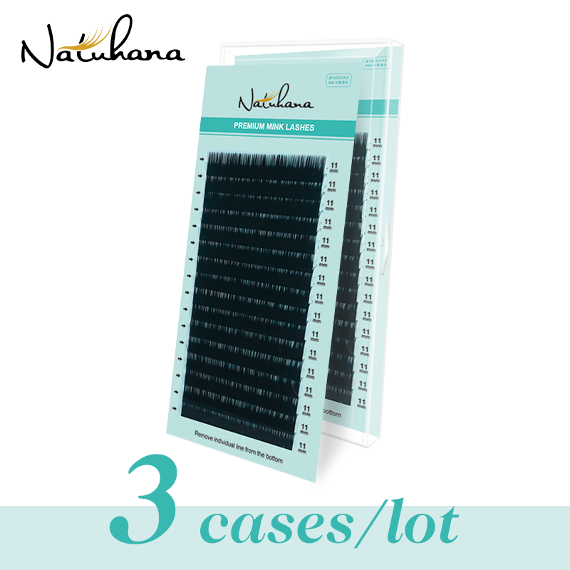 NATUHANA 3 Packungen/Set Nerz- – Eyelash Extension Korea Natural Bewertung und Preis