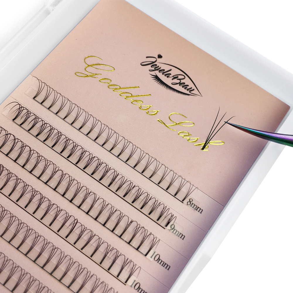 Göttin 3D vorgefertigte Fächer – Eyelash Extension Russian Volume Bewertung und Preis