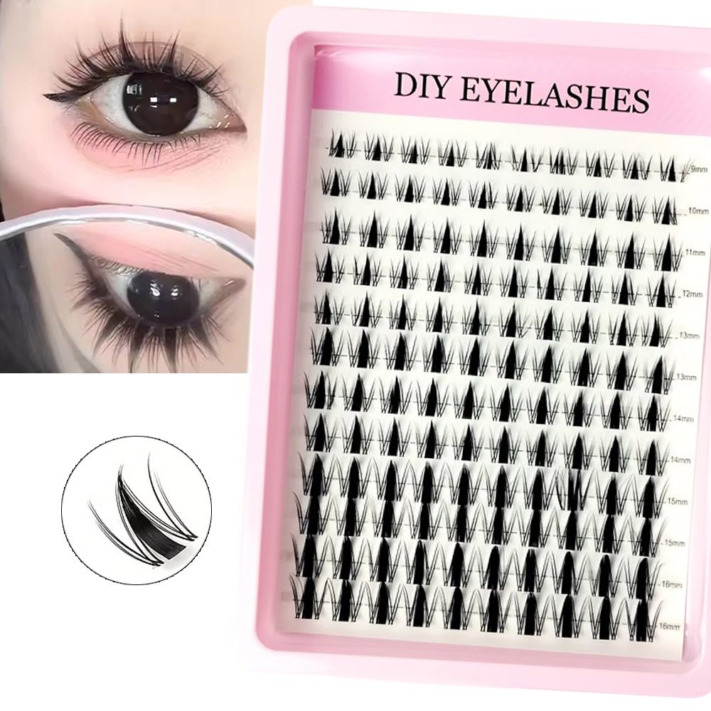 120 Stück Feenwimpern 8-16mm M – Eyelash Extension Wet Look Bewertung und Preis