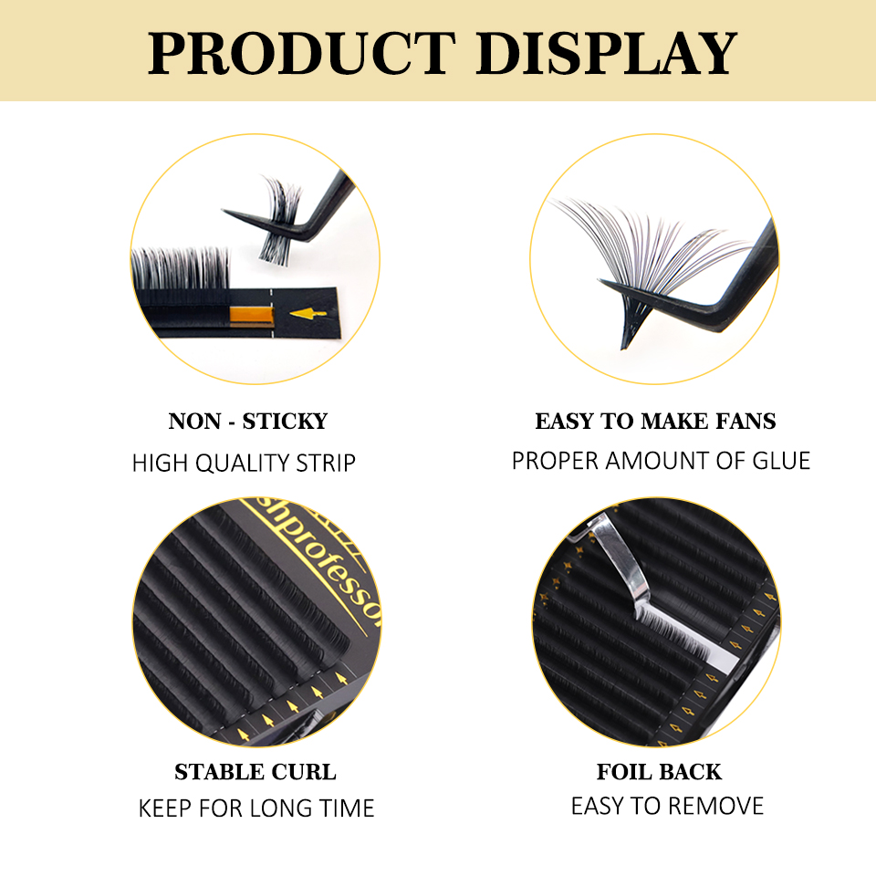 Lashprofessor 10 Kasaları/Lot  – Eyelash Extension Korean Style Bewertung und Preis
