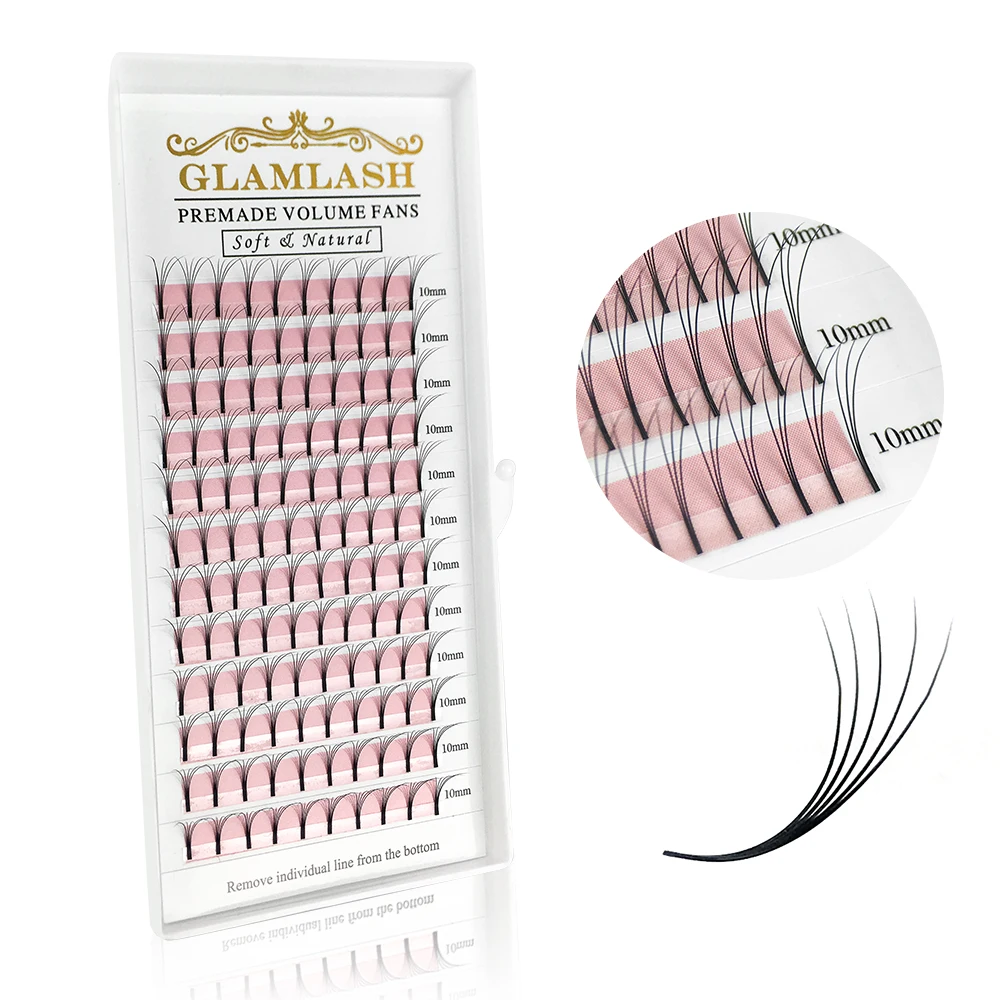 GLAMLASH 2D-6D vorgefertigte V – Eyelash Extension Korea Natural Bewertung und Preis