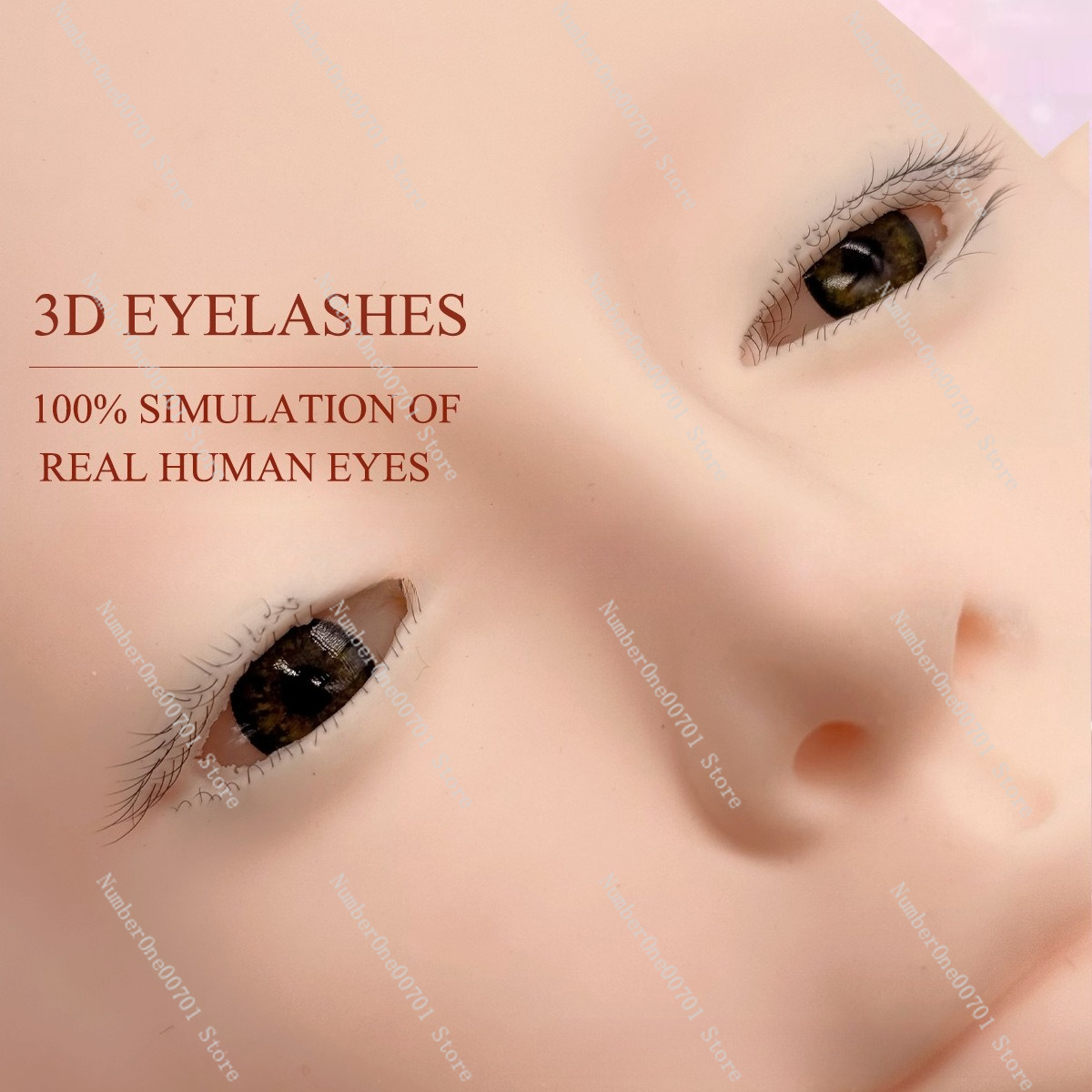 3-Schichtige Silikon-Mannequin – Eyelash Extension Open Eye Bewertung und Preis