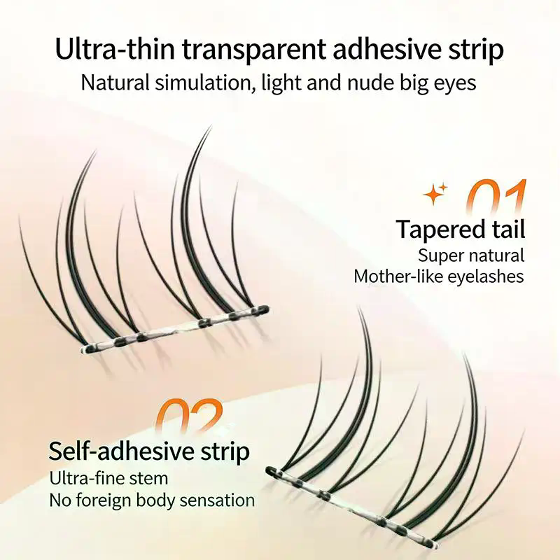 Schwarze selbstklebende falsch – Eyelash Extension No 11 Bewertung und Preis