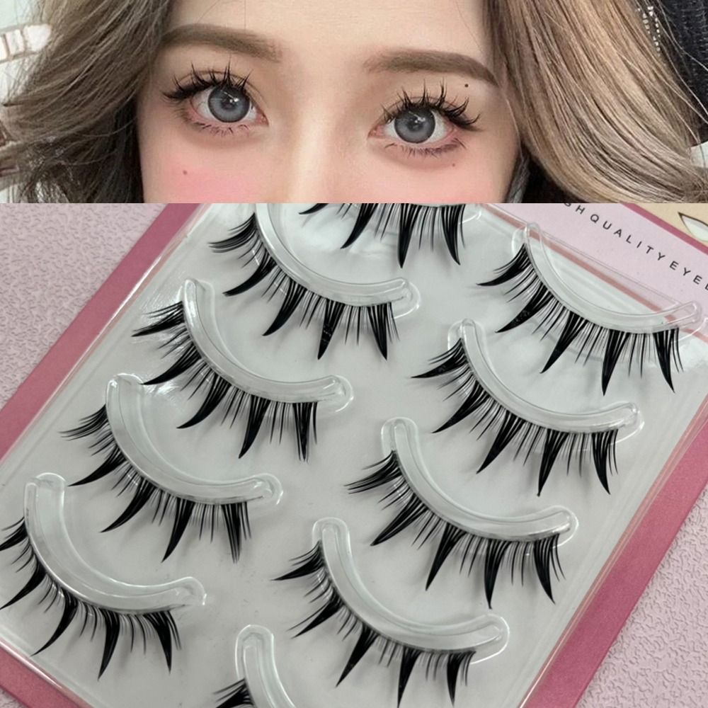5 Paar Packung japanische Cosp – Eyelash Extension Wet Look Bewertung und Preis