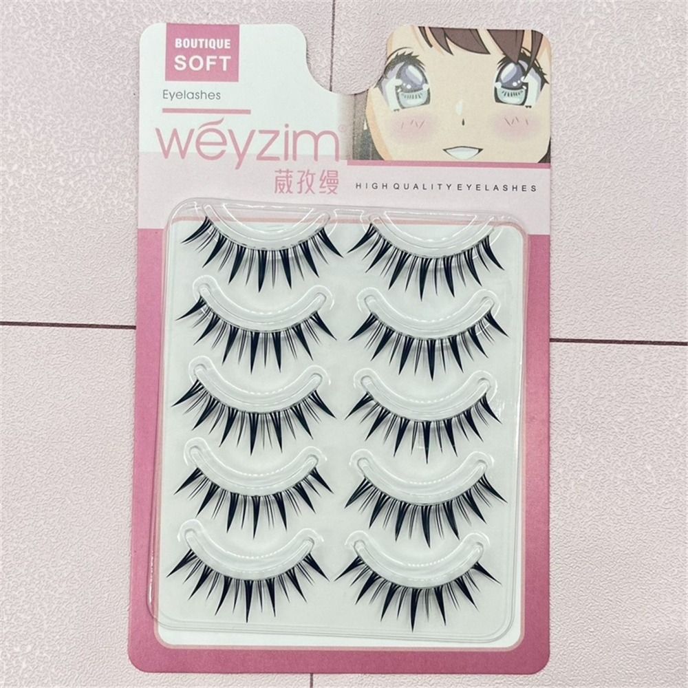 5 Paar Packung japanische Cosp – Eyelash Extension Wet Look Bewertung und Preis